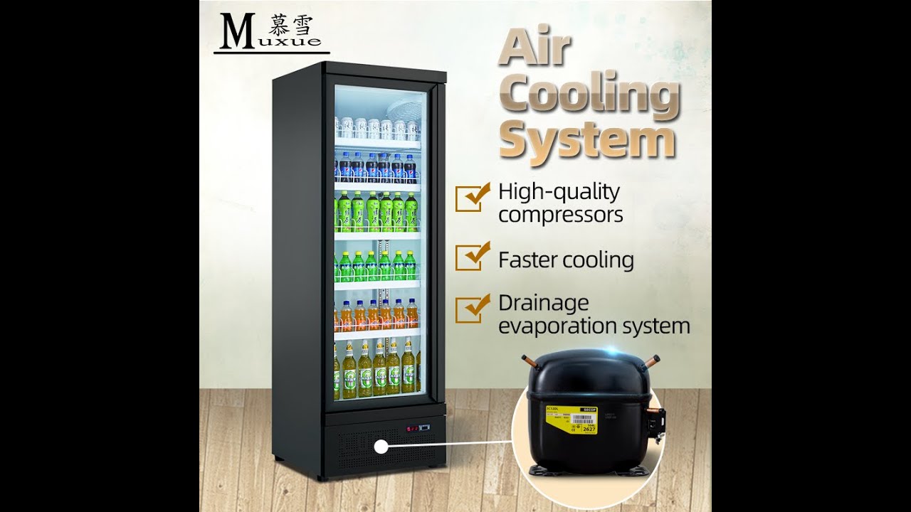 how to make a glass door fridge