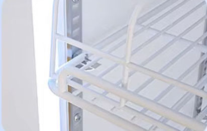 MXFridge Heavy-Duty Adjustable Shelving System for Retail - Flexible Weight Capacity & Stable Product Display