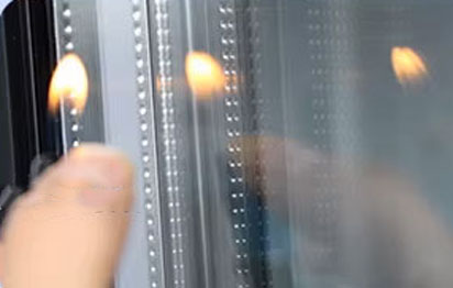 MXFridge Self-Closing Safety Tempered Glass Door - Impact-Resistant & Automatic Seal for Retail Visibility