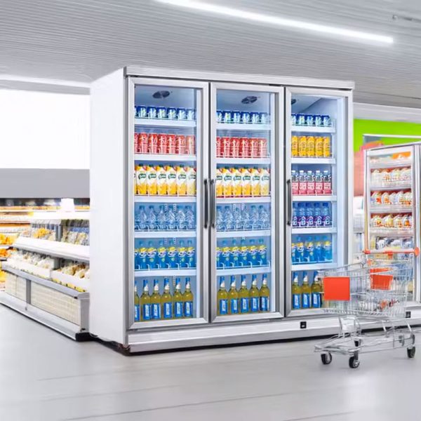 3 ガラスドアコマーシャルディスプレイ冷蔵庫 - マックス