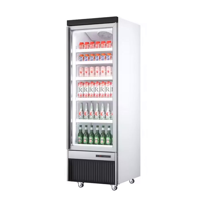 commercial beverage display fridge