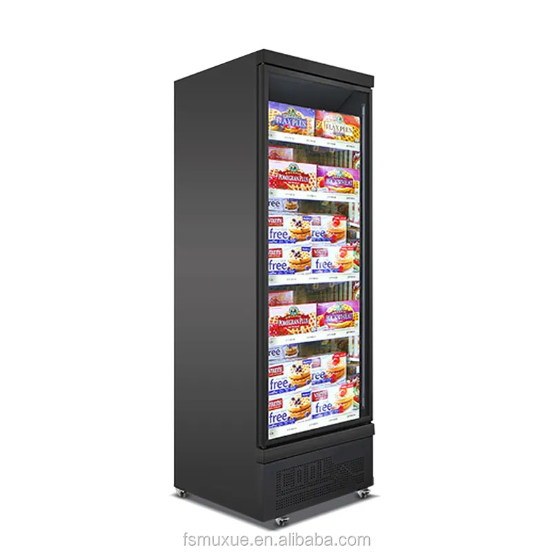 Vertical Ice Cream Display Freezer Upright Single Door Glass Door Display Freezer MX-XGG620F-B 5 Vertical Ice Cream Display Freezer Upright Single Door Glass Door Display Freezer MX-XGG620F-B - Image 5