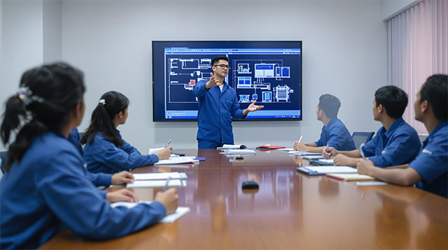 Muxue Commercial Refrigeration Equipment Brand Story: Preserving Freshness, Pursuing Excellence 3 OEM/ODM Refrigeration Technology R&D Seminar with AI-Driven Design & ISO 9001:2025 Certified Engineering