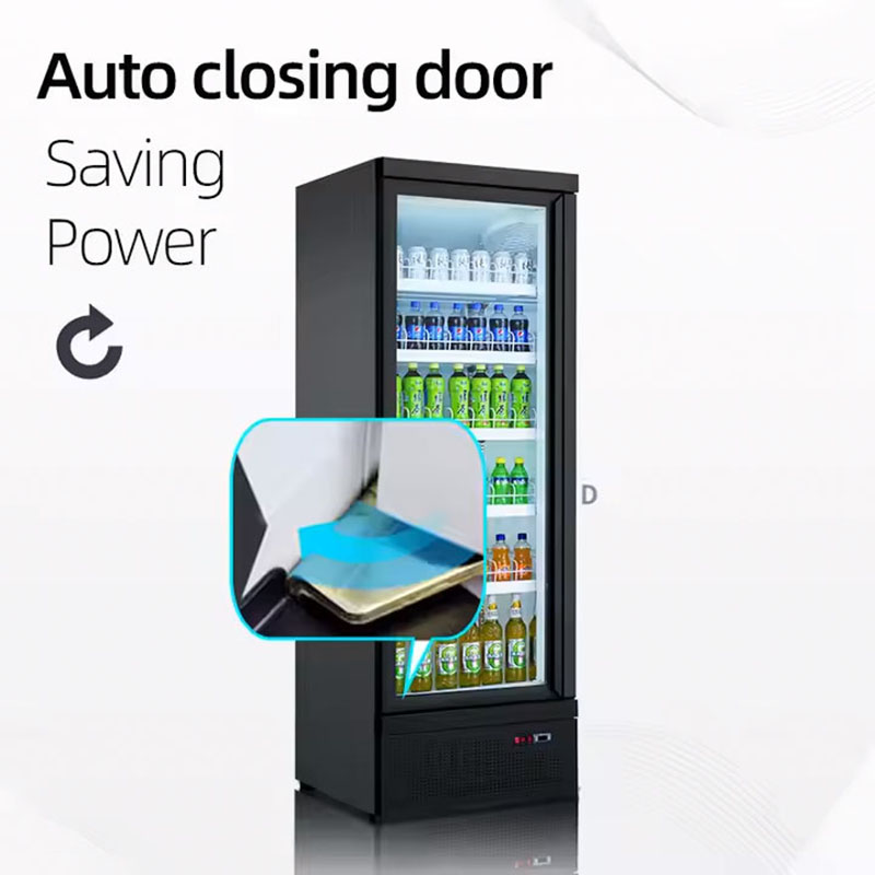 1/2/3/4/5 Upright Glass Door Display Fridge Beverage Refrigerator Commercial Drinks Cooler for Supermarket Store MX-YLG620F-B - Image 2