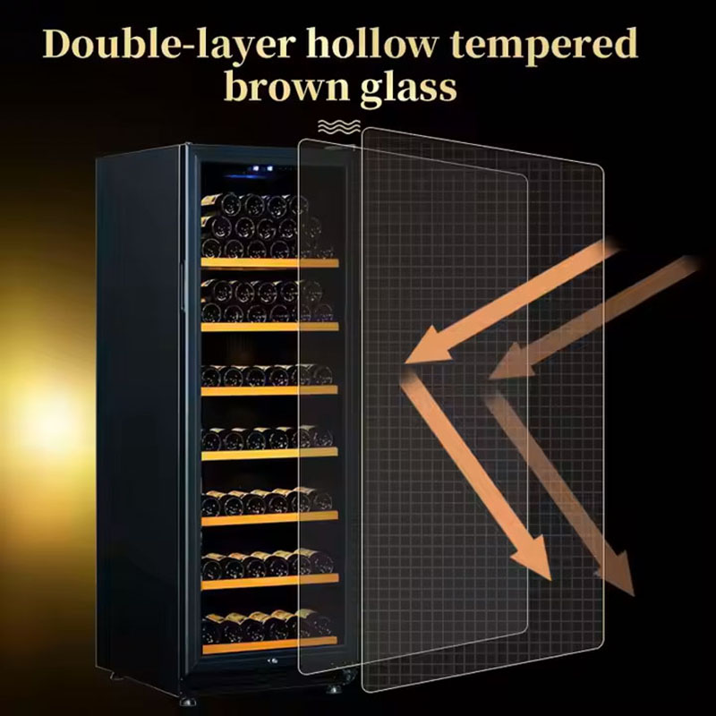 24-Inch Built-in Wine Cooler 148-Bottle Capacity Freestanding Vinotemp Fridge MX-HJG380-148 2 24-Inch Built-in Wine Cooler 148-Bottle Capacity Freestanding Vinotemp Fridge MX-HJG380-148 - Image 2