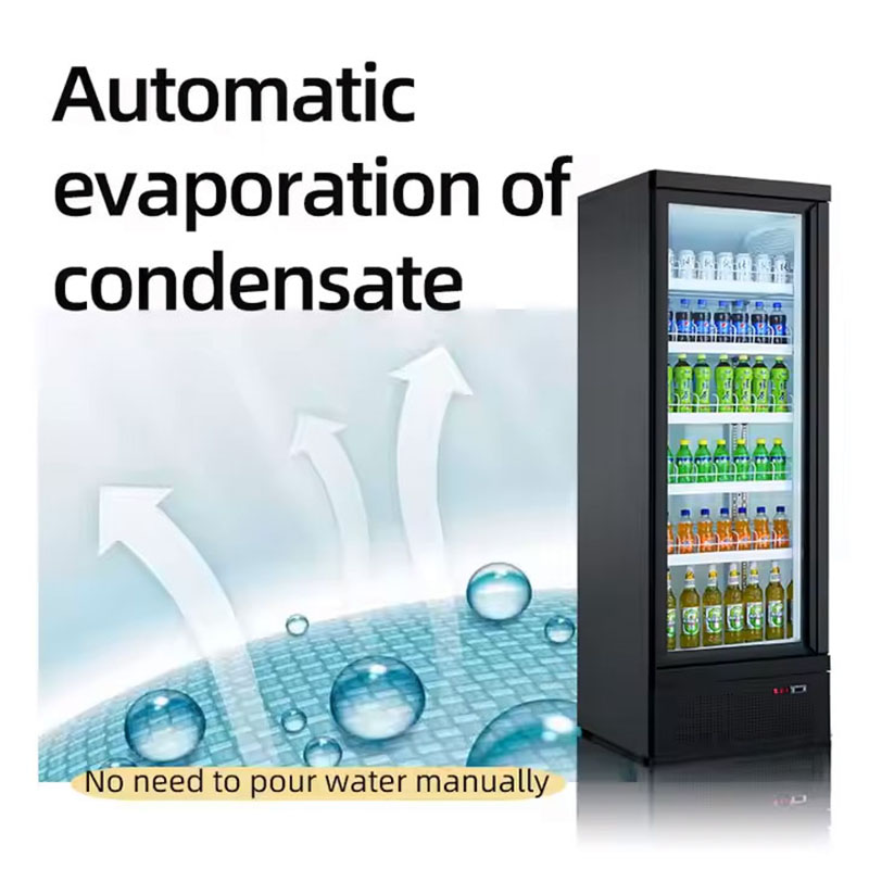 1/2/3/4/5 Upright Glass Door Display Fridge Beverage Refrigerator Commercial Drinks Cooler for Supermarket Store MX-YLG620F-B - Image 4