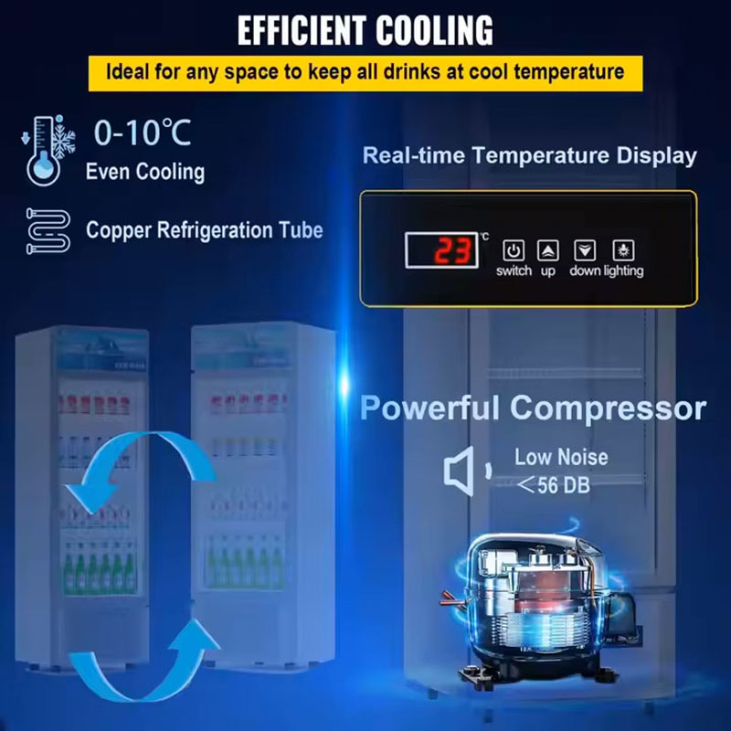 EЭкономический напиток -дисплей холодильник коммерческий холодильник супермаркет/морозильник магазина3Изображение Economic Beverage Display Fridge Commercial Refrigerator Supermarket/Shop Freezer - Image 3