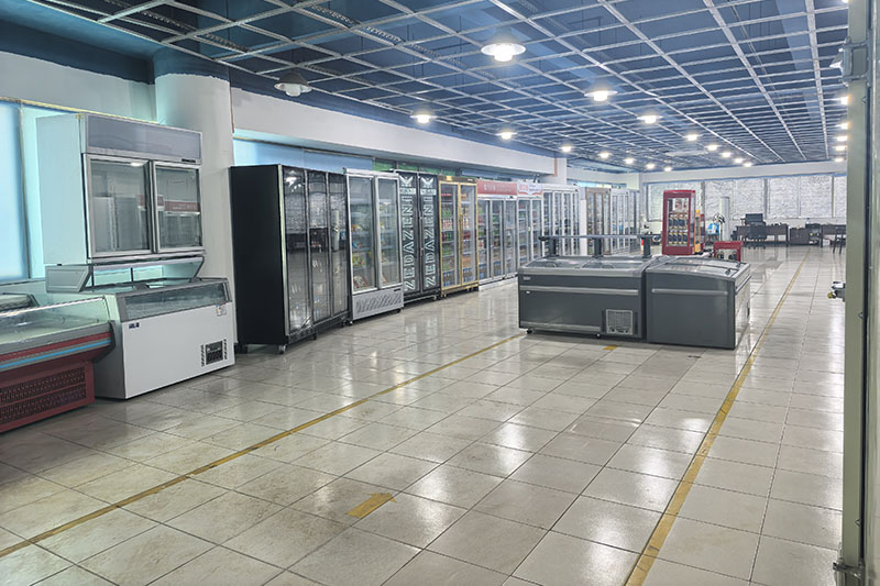 MXFridge E-commerce Live Streaming Room with temperature-controlled environment and professional HD equipment for cold chain product demonstrations