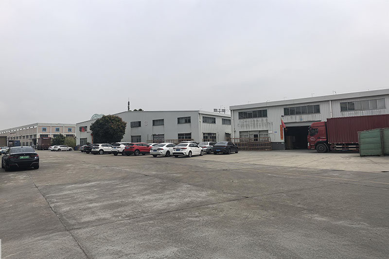 Aerial view of MXFridge multiple production workshops manufacturing modular refrigeration assembly lines and energy-efficient cold storage systems