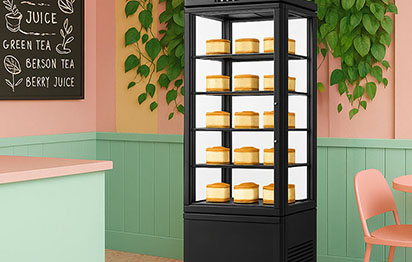 4-サイドガラスケーキディスプレイクーラー | 商業冷蔵庫