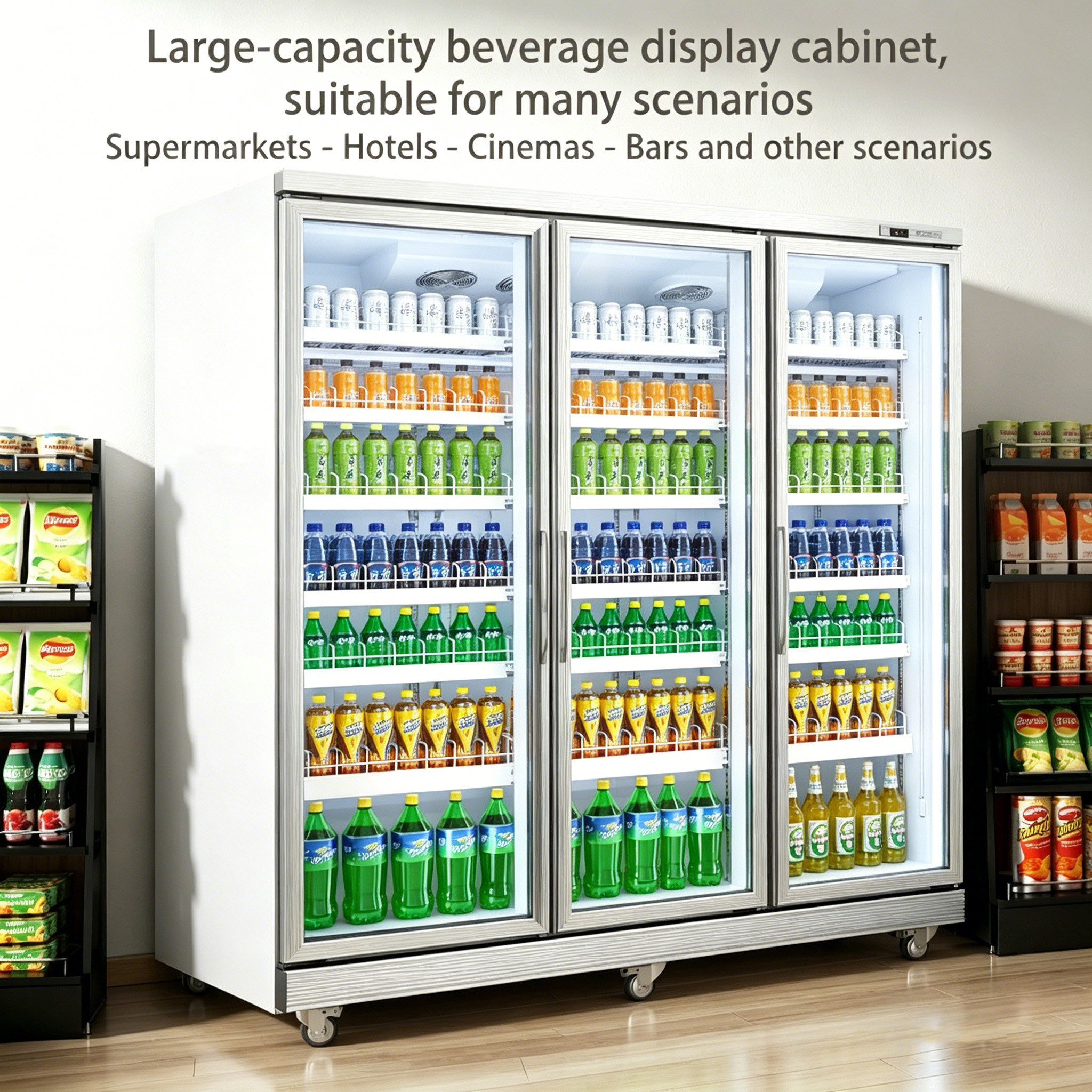 Commercial Supermarket Reach-in Berverage Fridge: One-Stop Purchase for Retail Stores | MUXUE Factory Direct Sales 1 Commercial Supermarket Reach-in Berverage Fridge: One-Stop Purchase for Retail Stores | MUXUE Factory Direct Sales