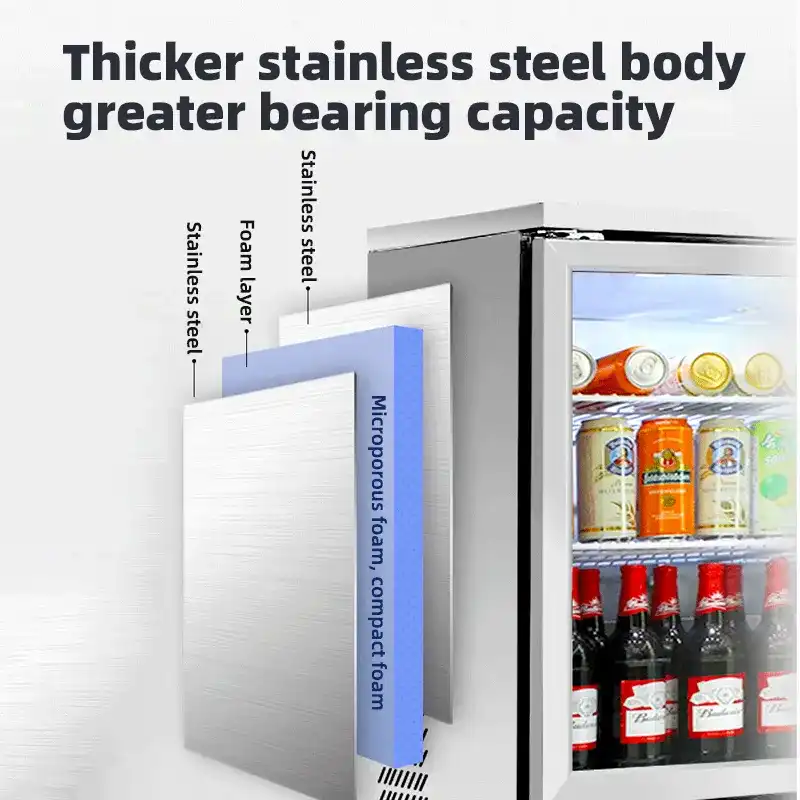 3 glassdoor Undercounter Refrigerator