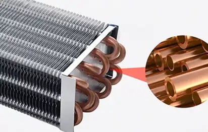 Pure copper tube refrigeration