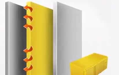 THICKENED FOAM LAYER