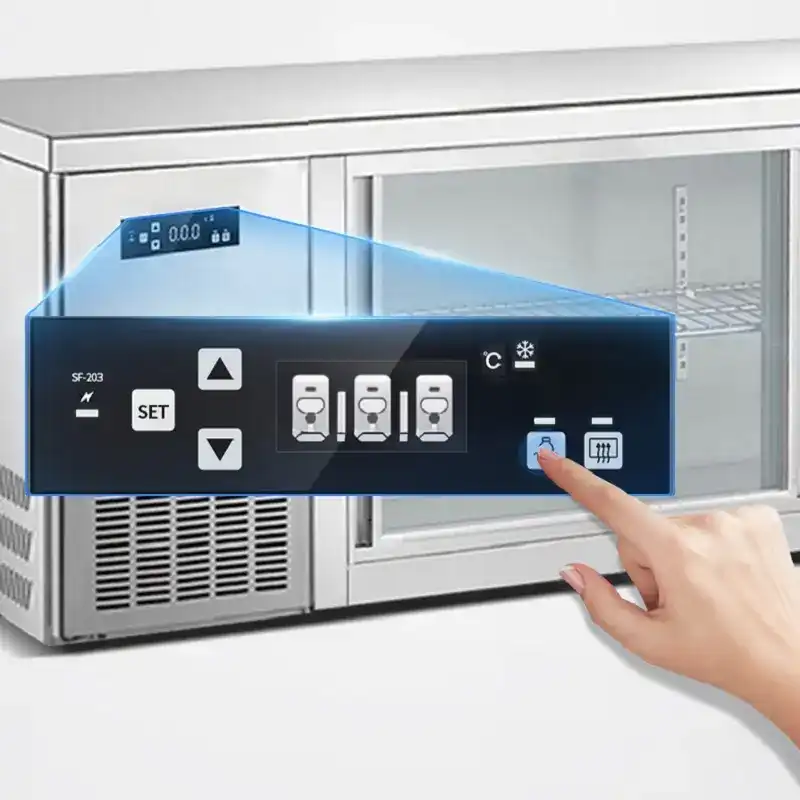 Premium Stainless Steel Commercial Kitchen Wall-Mounted Refrigerator, Energy-Saving, 178L Capacity 4 Wall Mounted Freezer