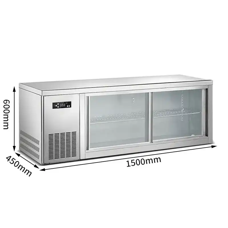 Premium Stainless Steel Commercial Kitchen Wall-Mounted Refrigerator, Energy-Saving, 178L Capacity 3 Wall Mounted Fridge