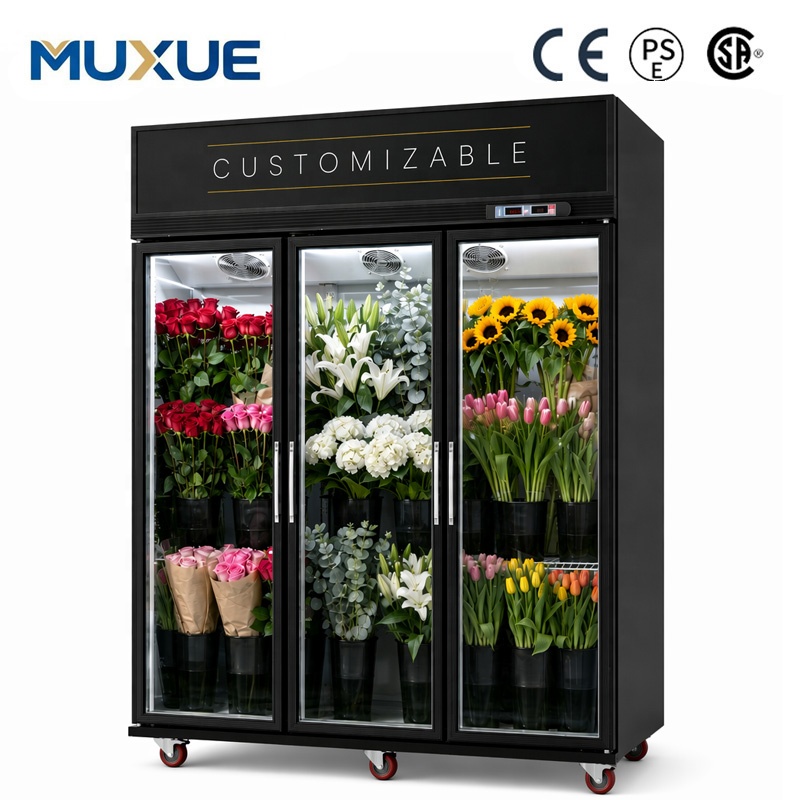 Professional Floral Refrigerator: Custom Moisturizing Flower Fridge with Precise Temp Control | MUXUE 6 Photobank 4