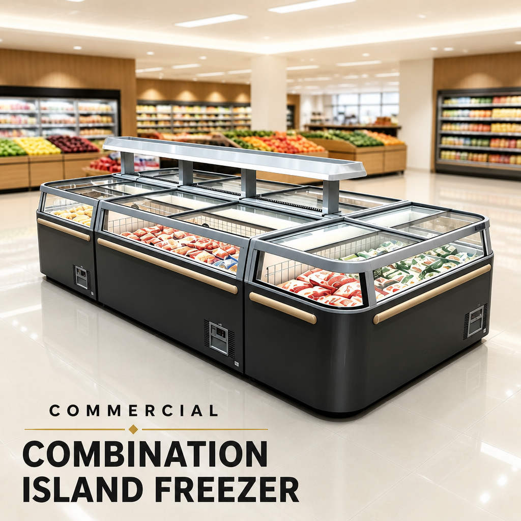 Supermarket Island Freezer