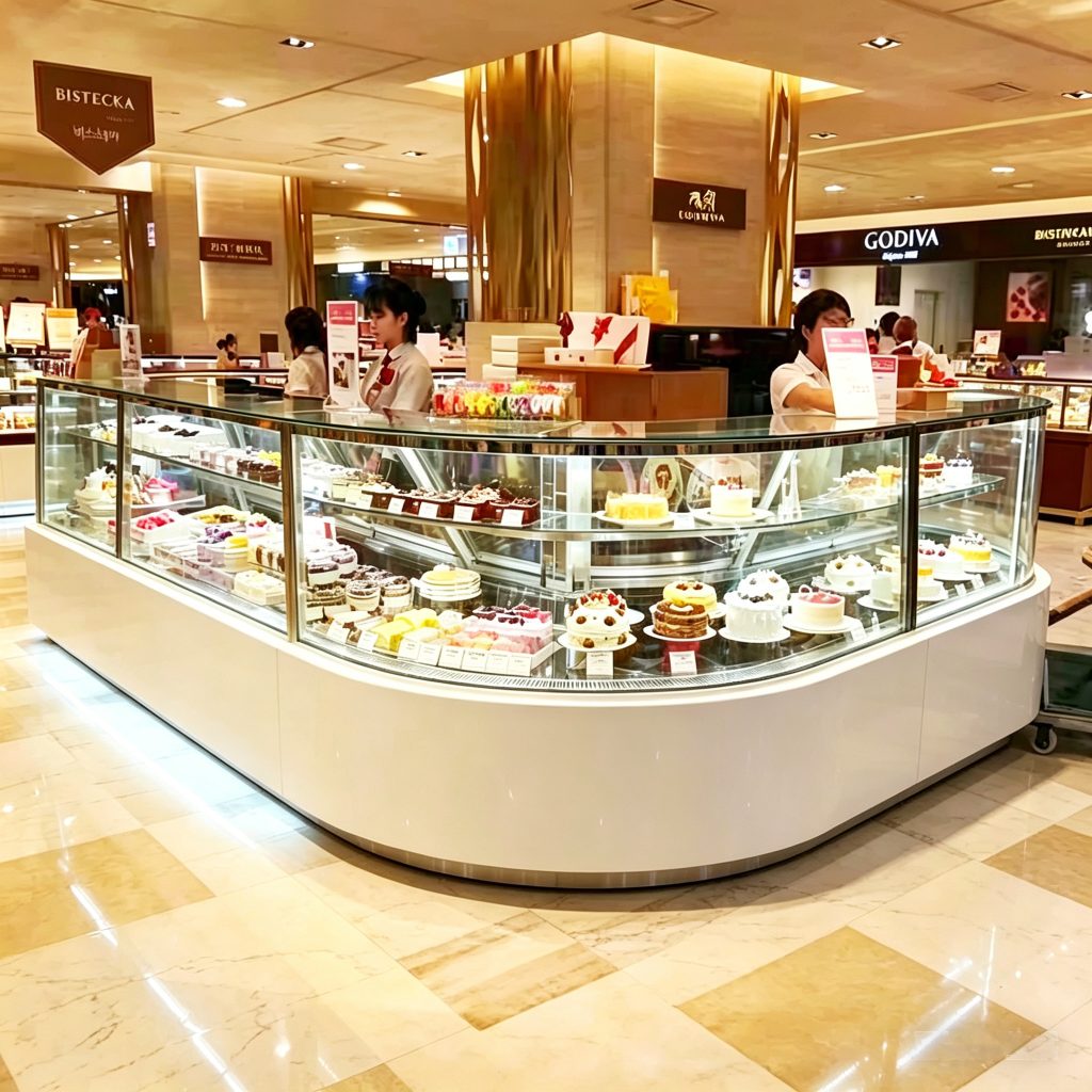 Bakery Display Refrigerator ; Dry Pastry Showcases