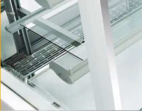 Aluminum alloy+glass bearing frame