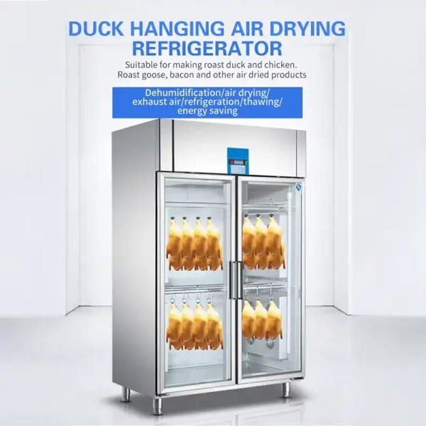 duck aging process refrigerator hanging