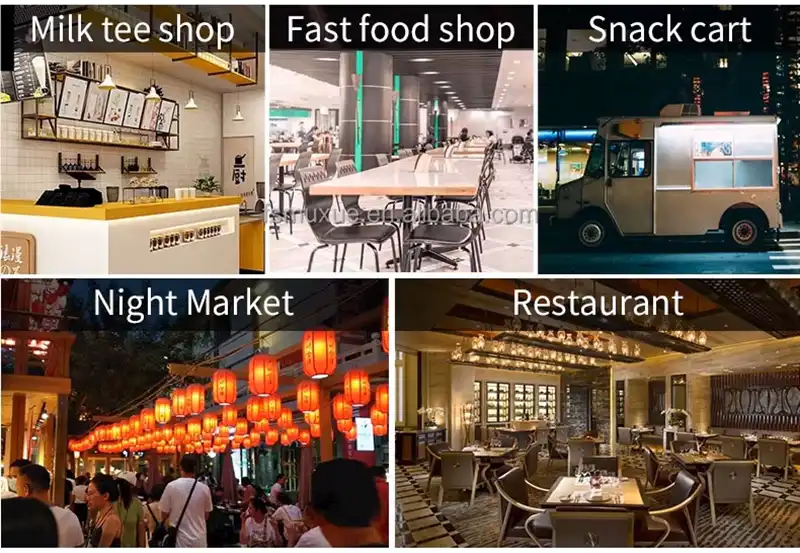 Commercial Soft Serve Ice Cream Machine, 3-Flavor Stainless Steel Ice Cream Maker for Restaurants and Cafes 7 Suitable for many occasions