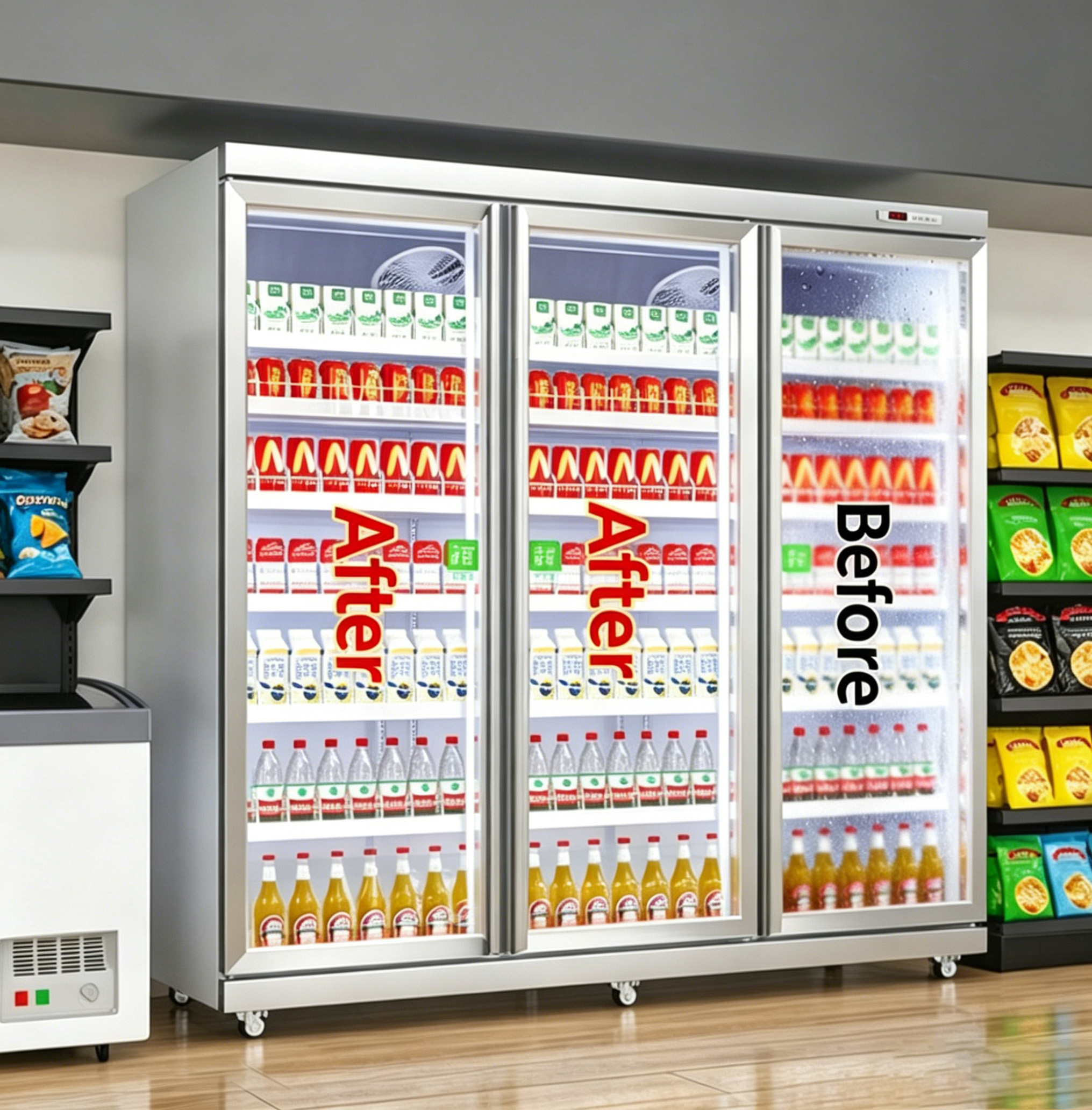 More than just refrigeration: Why choosing the right beverage display fridge can boost your store's sales by 30%? 2 1 1