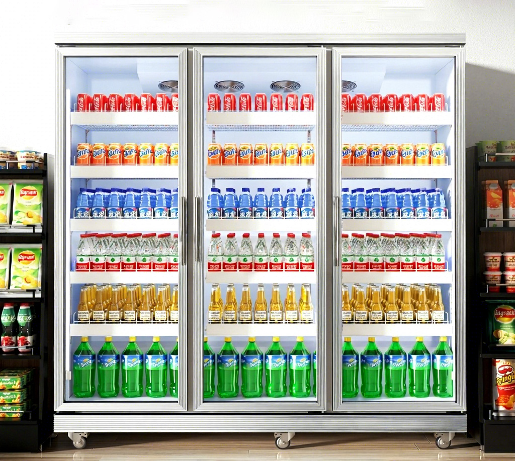 MuXue Commercial Beverage Display Fridge