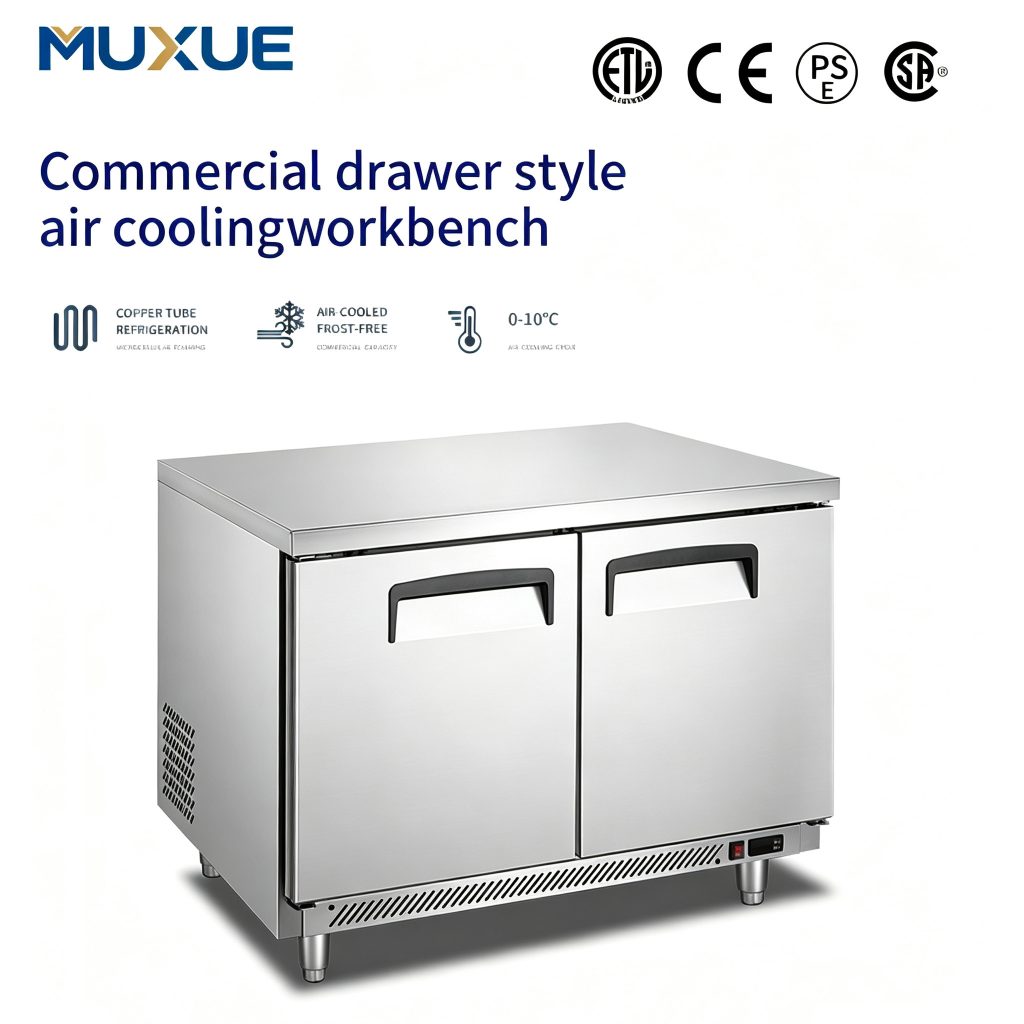 Commercial Under-Counter Workbench Refrigerator & Freezer